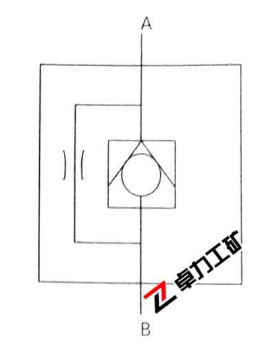 單向阻尼閥液壓原理圖